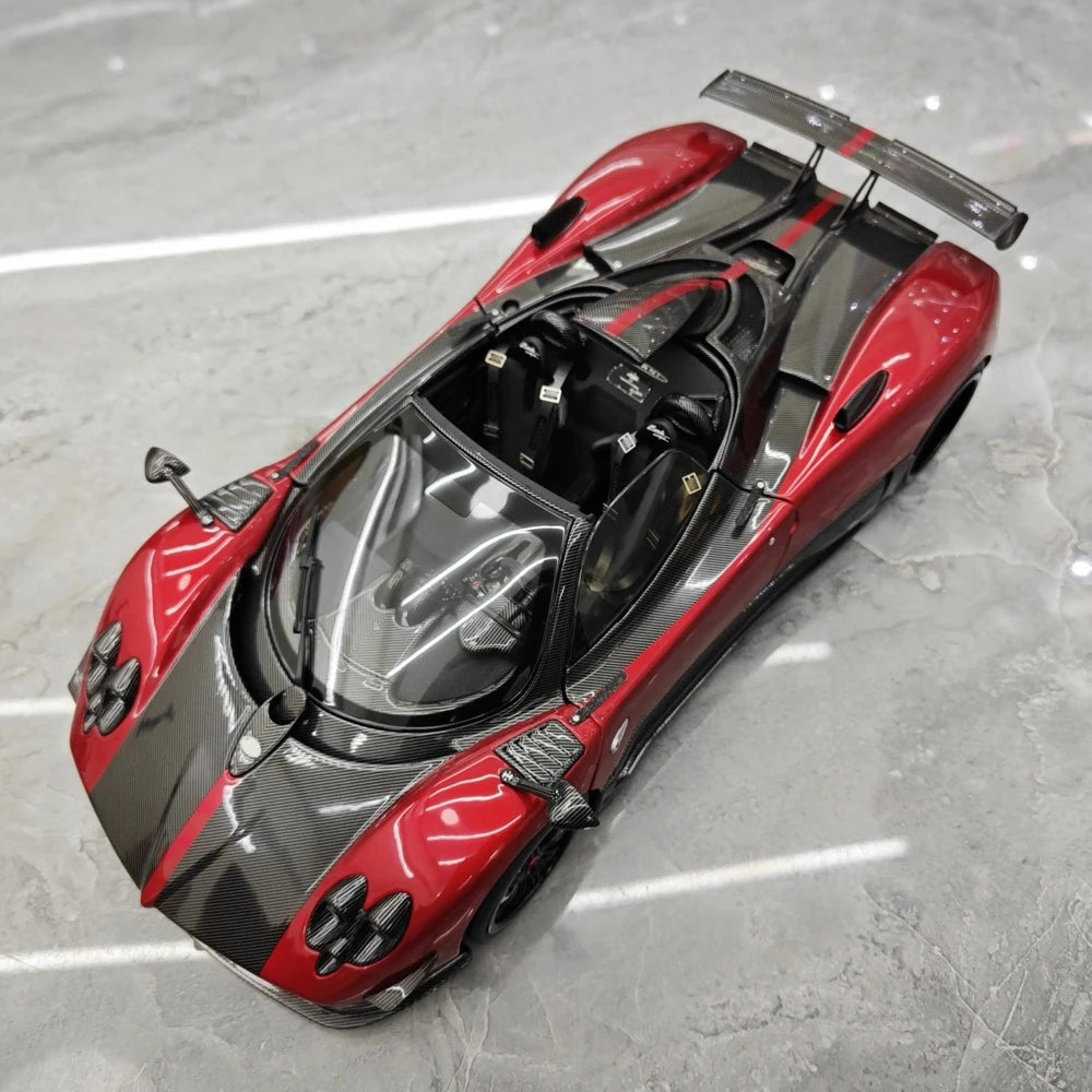 [Almost Real] 1:18 Pagani 2009 Zonda Cinque Roadster Red Model Car Die-Cast