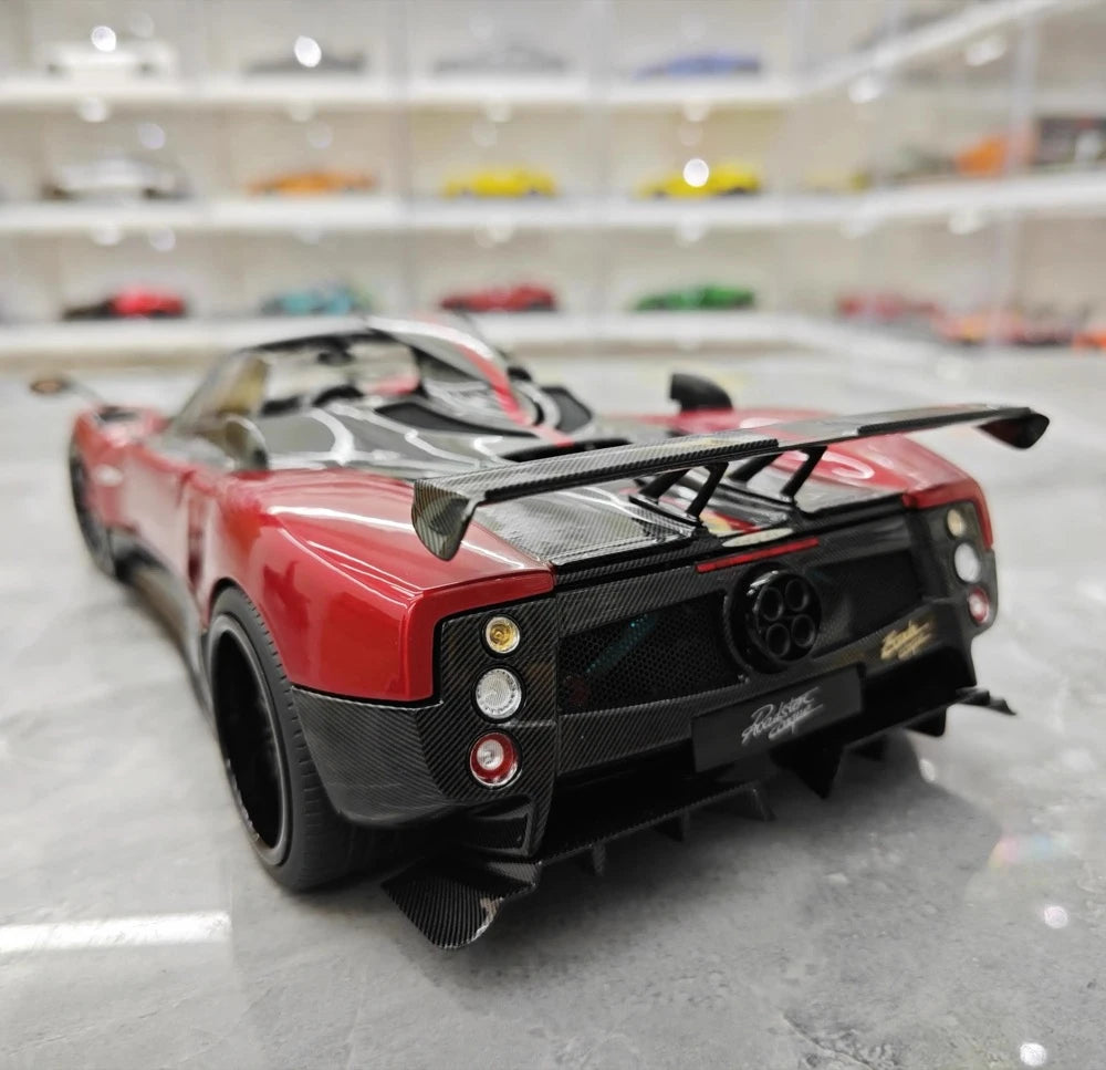 [Almost Real] 1:18 Pagani 2009 Zonda Cinque Roadster Red Model Car Die-Cast