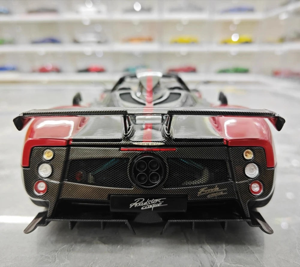 [Almost Real] 1:18 Pagani 2009 Zonda Cinque Roadster Red Model Car Die-Cast