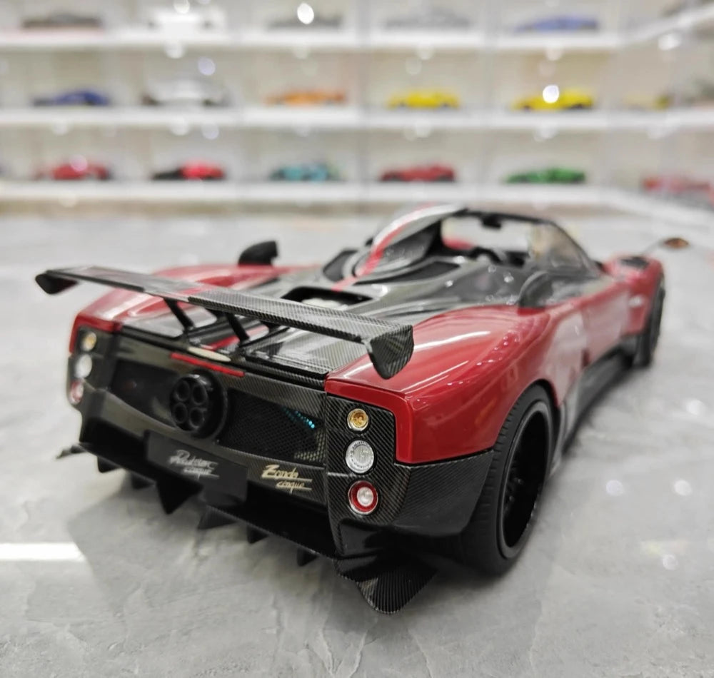 [Almost Real] 1:18 Pagani 2009 Zonda Cinque Roadster Red Model Car Die-Cast