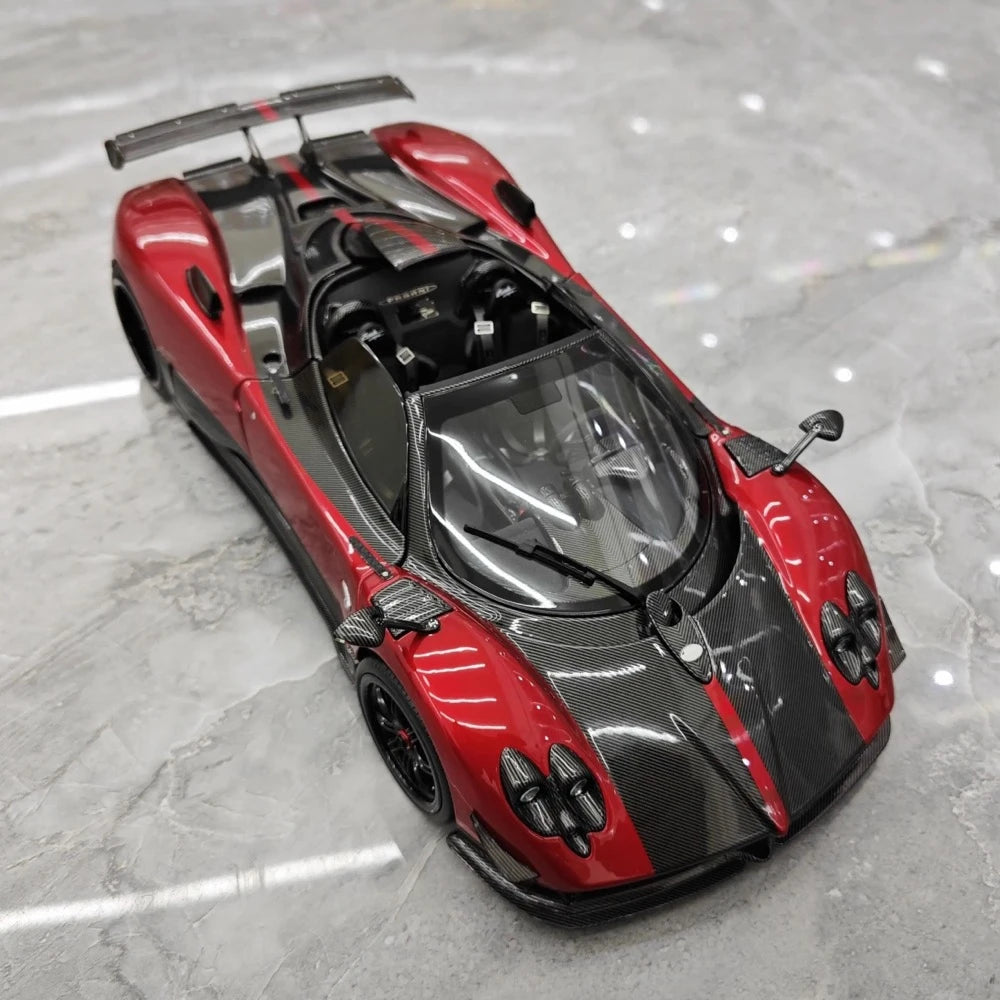 [Almost Real] 1:18 Pagani 2009 Zonda Cinque Roadster Red Model Car Die-Cast