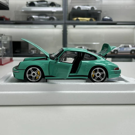 Almost Real Porsche 2018 RUF SCR 40° anniversario Tiffany Blue 1:18 – Modello da collezione in pressofuso