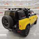 [Almost Real] 1:18 Land Rover 2021 Defender 90 Trophy Livery Yellow & Black Model Car Die-Cast