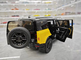 [Almost Real] 1:18 Land Rover 2021 Defender 90 Trophy Livery Yellow & Black Model Car Die-Cast