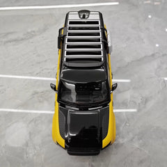 [Almost Real] 1:18 Land Rover 2021 Defender 90 Trophy Livery Yellow & Black Model Car Die-Cast