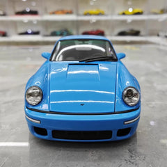 [Almost Real] 1:18 Porsche 2022 911 RUF SCR Blue Model Car Die-Cast