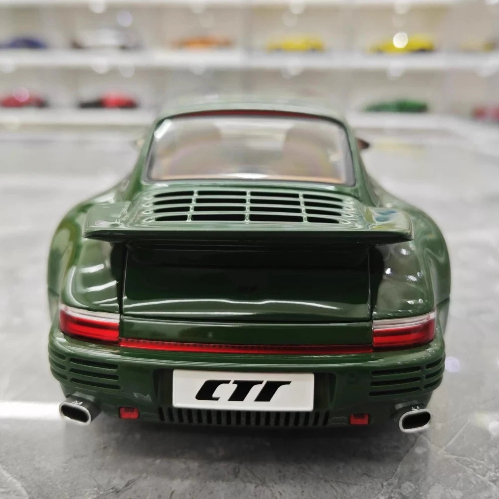 [Almost Real] 1:18 Porsche 2022 911 RUF SCR vihreä pienoismalli Die-Cast