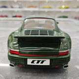 [Almost Real] 1:18 Porsche 2022 911 RUF SCR vihreä pienoismalli Die-Cast