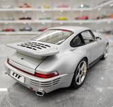 [Almost Real] 1:18 Porsche 2022 911 RUF SCR zilver modelauto Die-Cast