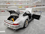 [Almost Real] 1:18 Porsche 2022 911 RUF SCR zilver modelauto Die-Cast