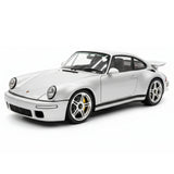 [Almost Real] 1:18 Porsche 2022 911 RUF SCR zilver modelauto Die-Cast