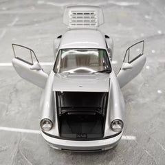 [Almost Real] 1:18 Porsche 2022 911 RUF SCR Silver Model Car Die-Cast