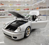 [Almost Real] 1:18 Porsche 2022 911 RUF SCR zilver modelauto Die-Cast