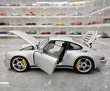 [Almost Real] 1:18 Porsche 2022 911 RUF SCR zilver modelauto Die-Cast