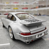 [Almost Real] 1:18 Porsche 2022 911 RUF SCR zilver modelauto Die-Cast