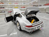 [Almost Real] 1:18 Porsche 2022 911 RUF SCR zilver modelauto Die-Cast