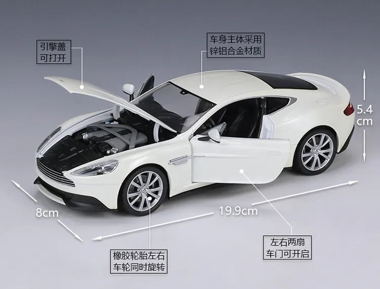 1:24 Aston Martin 2015 Vanquish Die Cast Model Car