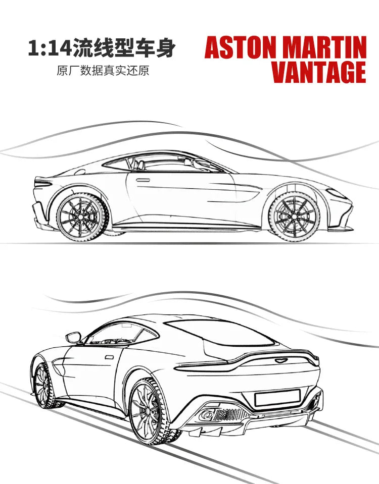 1:14 Scale Aston Martin RC Sports Car RC Car