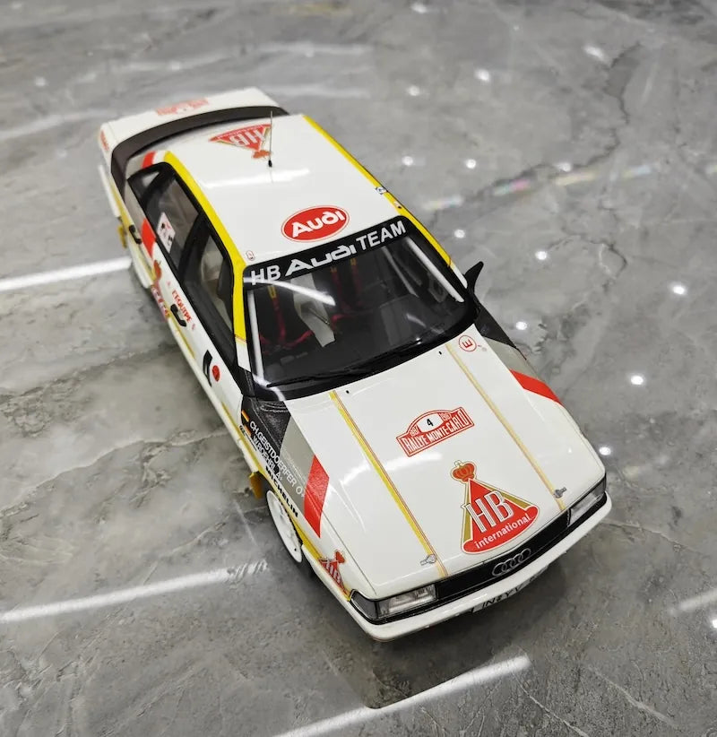 [OTTO] 1:18 Audi 1987 200 Quattro Acropolis Rally modellino di auto resina