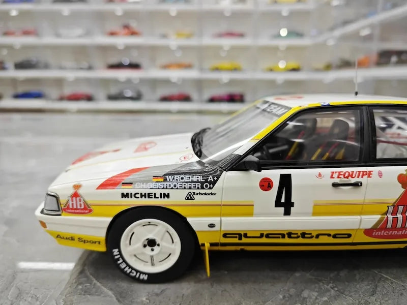 [OTTO] 1:18 Audi 1987 200 Quattro Acropolis Rally modellino di auto resina