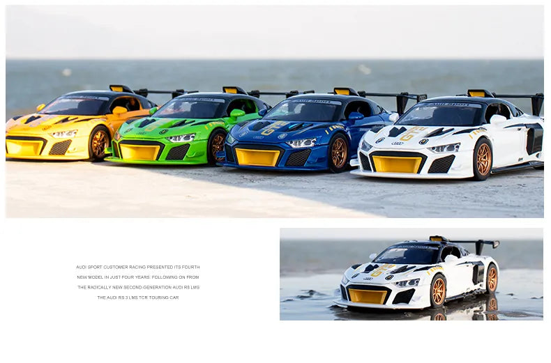 1:24 Audi 2020 R8 LMS GT2 Die Cast Model Car