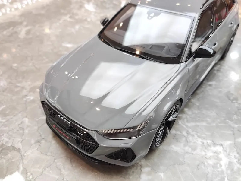 1:18 Audi 2020 RS6 Avant C8 Gray Die Cast Model Car