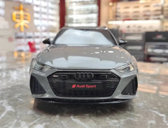 1:18 Audi 2020 RS6 Avant C8 Gray Die Cast Model Car