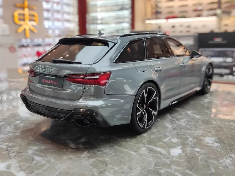 1:18 Audi 2020 RS6 Avant C8 Gray Die Cast Model Car