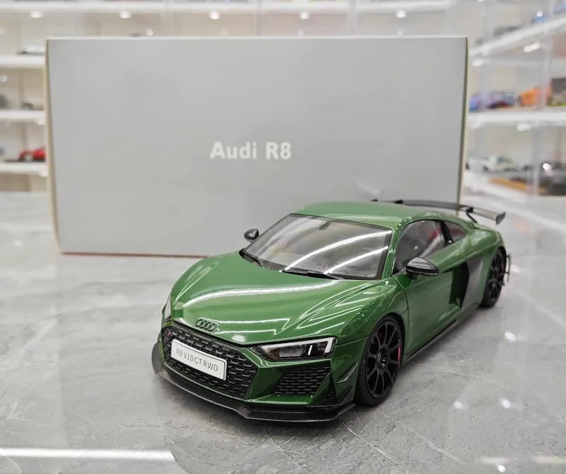 1:18 Audi 2021 R8 GT RWD Green Die Cast Model Car