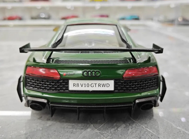 1:18 Audi 2021 R8 GT RWD Green Die Cast Model Car
