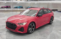 1:18 Audi 2021 RS6 Avant C8 Red Die Cast Model Car