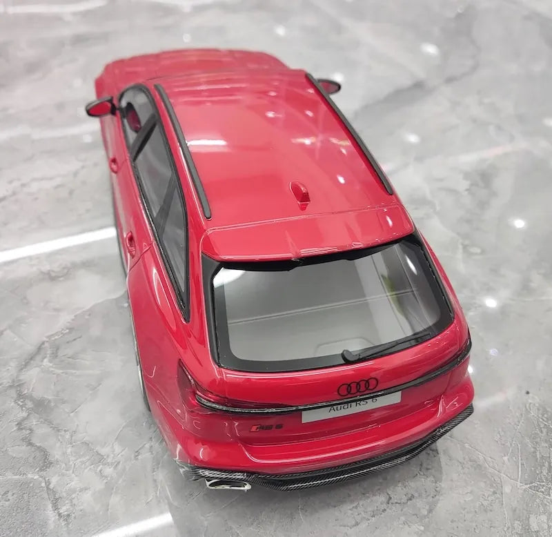 1:18 Audi 2021 RS6 Avant C8 Red Die Cast Model Car