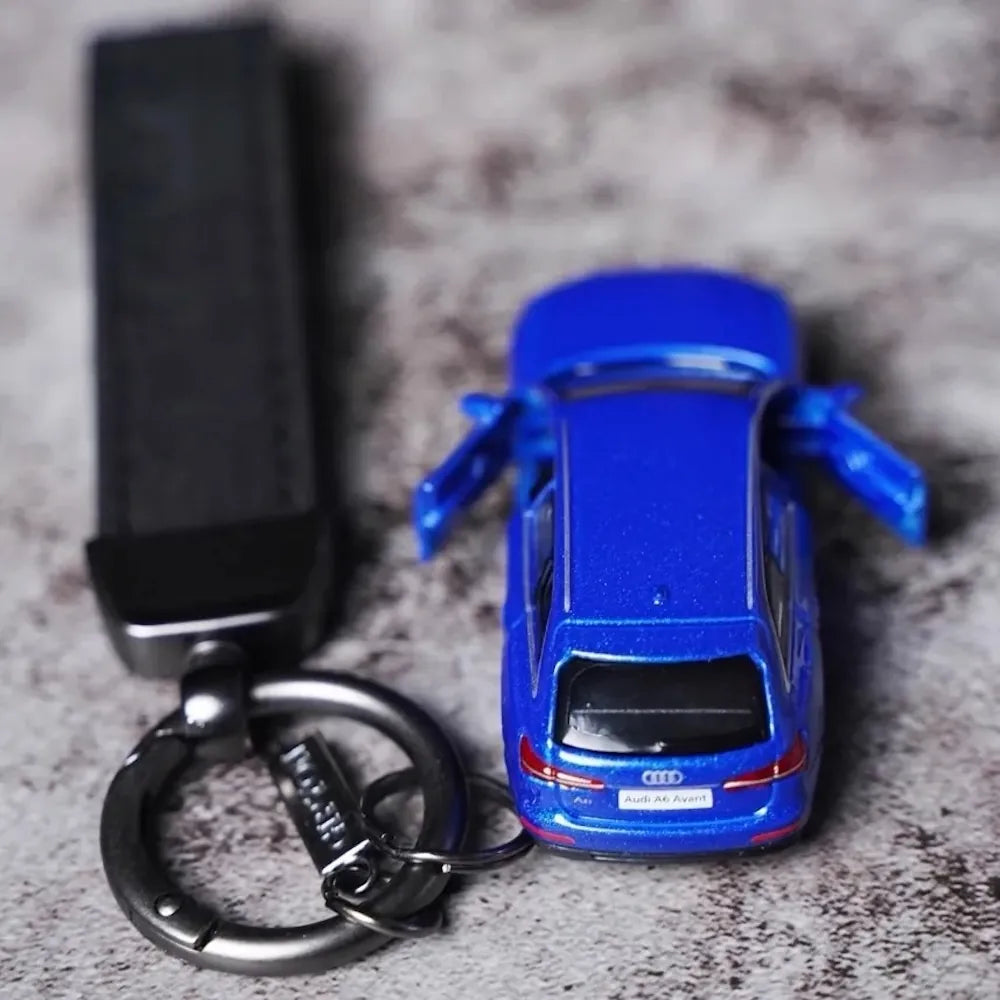 Audi A6 Avant Keychains 1:64 سيارة مصغرة Keychain