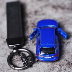 Audi A6 Avant Keychains 1:64 سيارة مصغرة Keychain