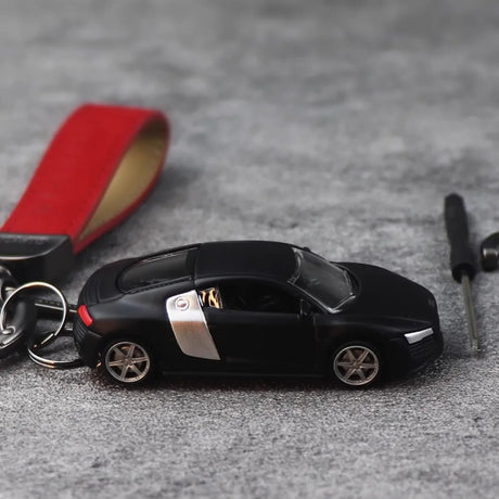 Audi R8 Keychain 1:64 Model Car Keychain