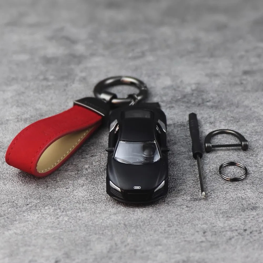 Audi R8 Keychain 1:64 Model Car Keychain