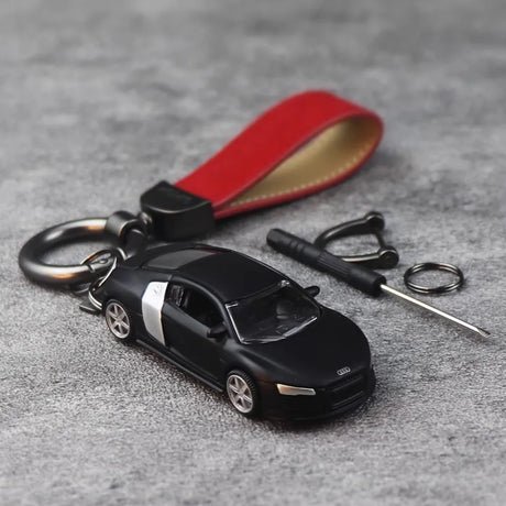 Audi R8 Keychain 1:64 Model Car Keychain
