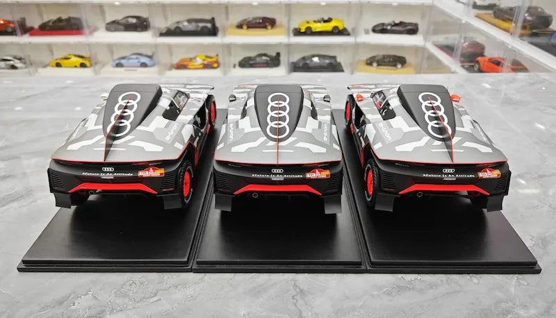 1:18 Audi 2022 RS Q E-Tron Dakar C. Sainz • L.Cruz Die Cast Model Car