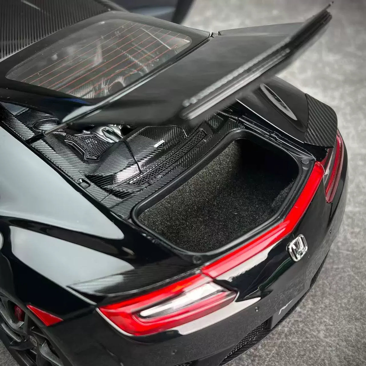 AutoArt Acura 2017 NSX Schwarze 1:18 – Sammelobjekt aus Druckguss