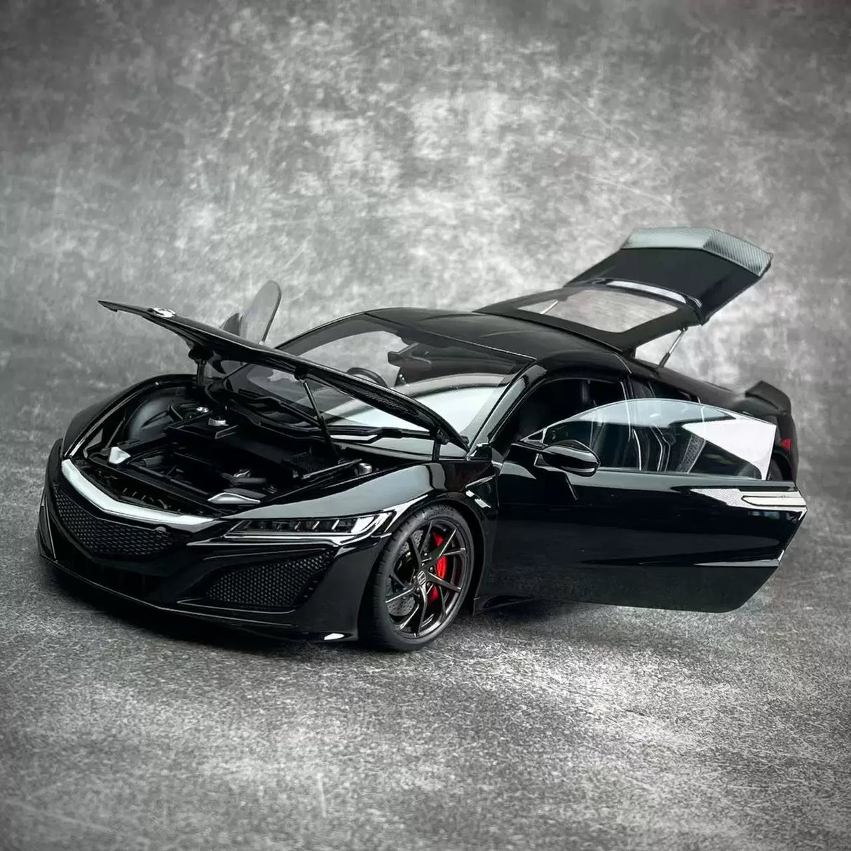 AutoArt Acura 2017 NSX Schwarze 1:18 – Sammelobjekt aus Druckguss