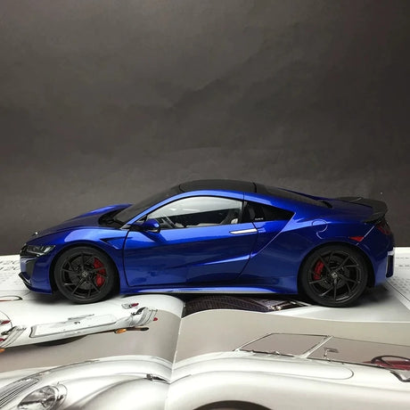 AutoArt Acura 2017 NSX Blue 1:18 – Verzamelobject gegoten model van gietijzer