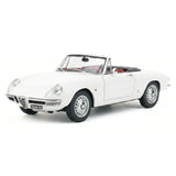 AutoArt Alfa Romeo 1966 1600 Duetto Spider branco 1:18 – modelo de coleção em metal fundido