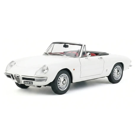AutoArt Alfa Romeo 1966 1600 Duetto Spider White 1:18 – Collectible Diecast Model Die-Cast