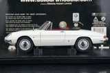 AutoArt Alfa Romeo 1966 1600 Duetto Spider branco 1:18 – modelo de coleção em metal fundido