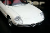 AutoArt Alfa Romeo 1966 1600 Duetto Spider branco 1:18 – modelo de coleção em metal fundido