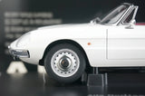 AutoArt Alfa Romeo 1966 1600 Duetto Spider branco 1:18 – modelo de coleção em metal fundido
