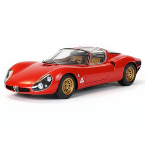 [AutoArt] 1:18 Alfa Romeo 1967 Tipo 33 Stradale Red Model Car Die-Cast