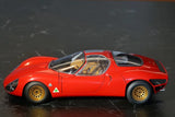 [AutoArt] 1:18 Alfa Romeo 1967 Tipo 33 Stradale Red Model Car Die-Cast