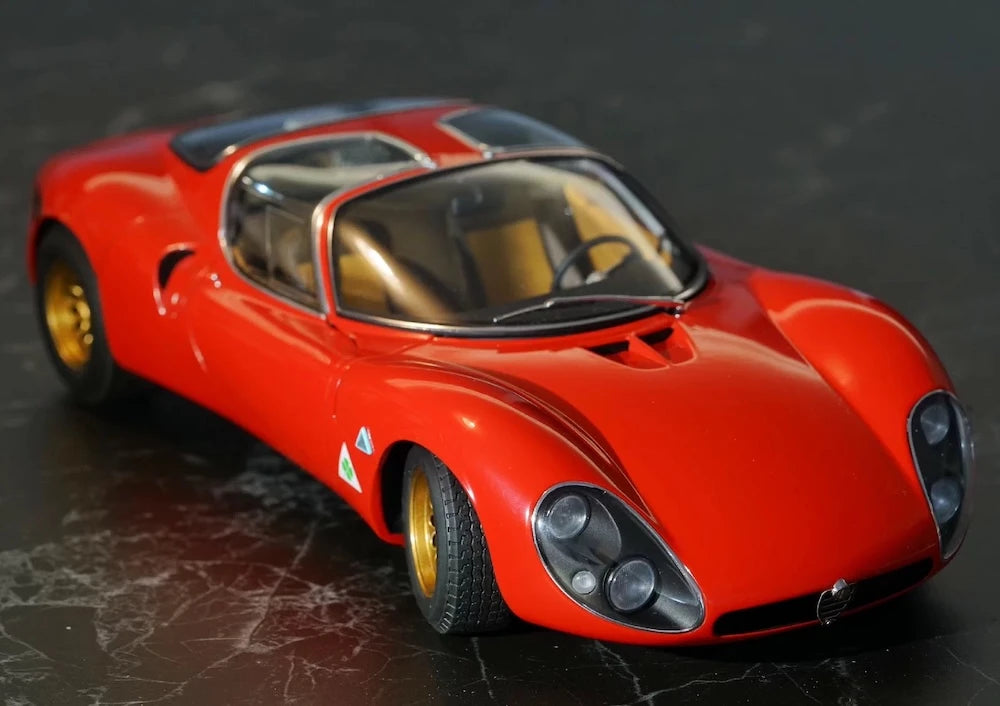 [AutoArt] 1:18 Alfa Romeo 1967 Tipo 33 Stradale Red Model Car Die-Cast