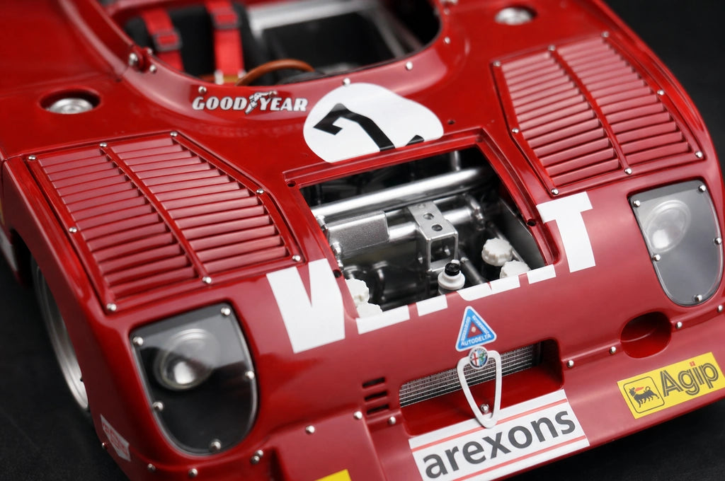 Alfa Romeo 1975 33TT12 #2 1:18 modelo colecionável em fundição por AutoArt - ver 12